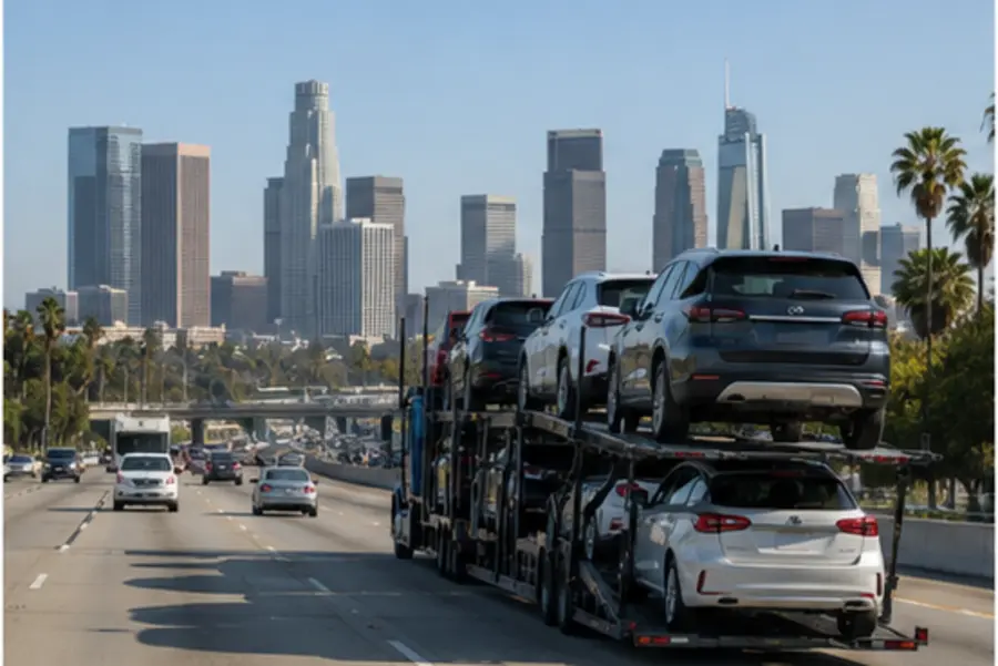 Vehicle condition inspection before auto transport