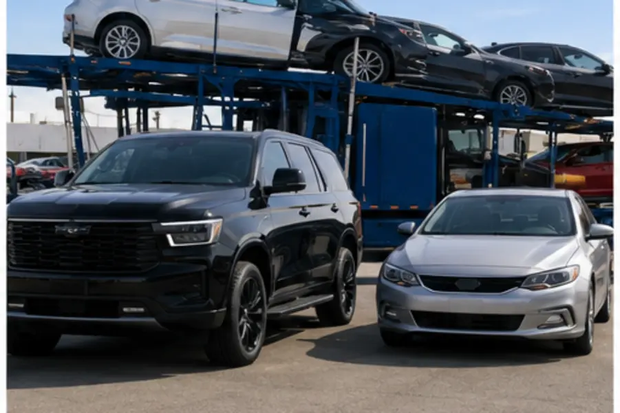 Vehicle condition inspection before auto transport