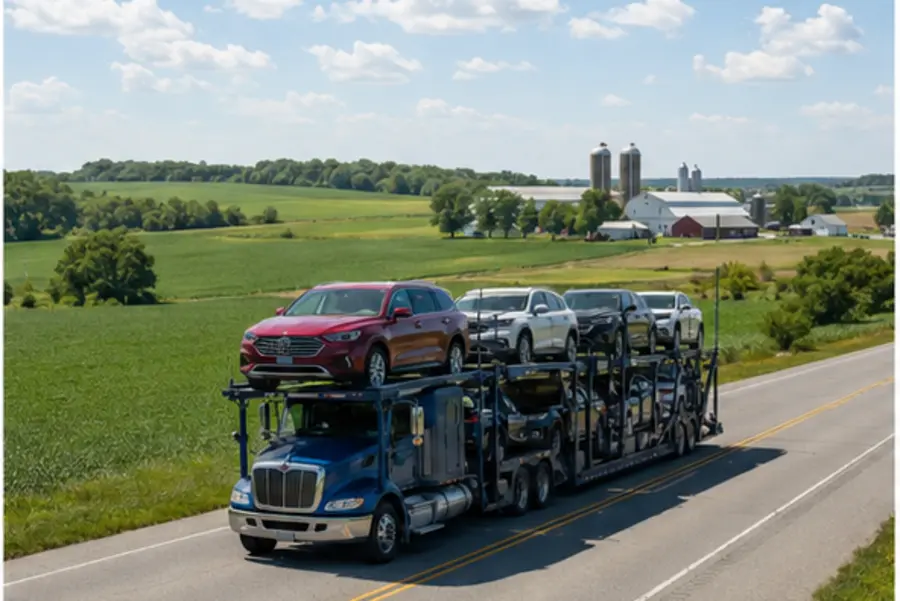 Vehicle condition inspection before auto transport