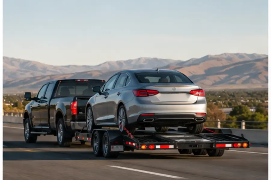 Vehicle condition inspection before auto transport