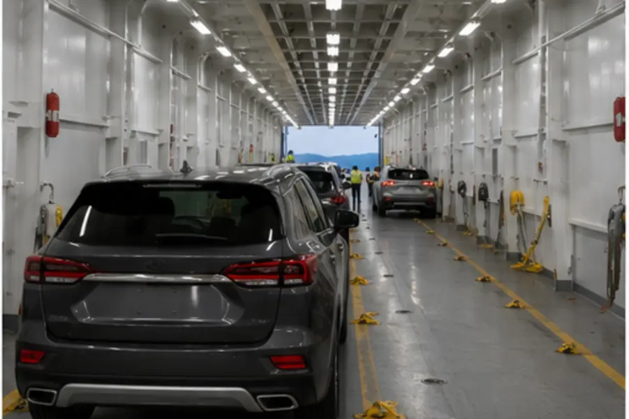 Vehicle condition inspection before auto transport