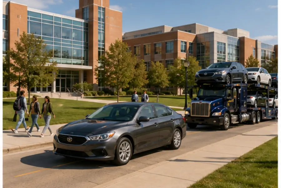 Vehicle condition inspection before auto transport